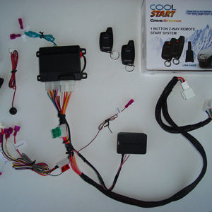 Two Way LED Remote Starter Kit w Keyless Entry for 2011-2015 Toyota Tacoma G Key Plug and Play Cropped