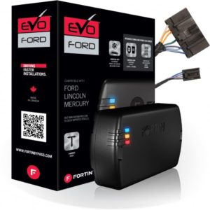 EVO-FORT1 – Preloaded module & T-Harness combo for 2008+ Ford, Lincoln and Mercury Standard Key vehicles
