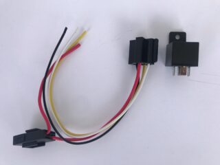 Parking light relay and socket