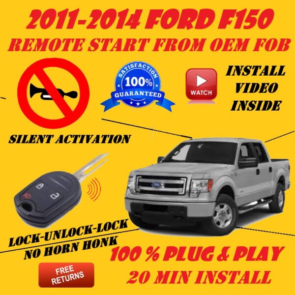 2011-2014 ford f150 plug and play remote start