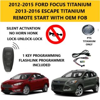 focus escape titanium plug play remote start