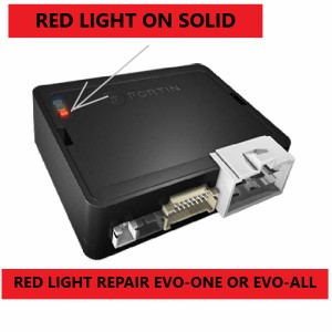 fortin evo one and evo all red light repair, fix. reset